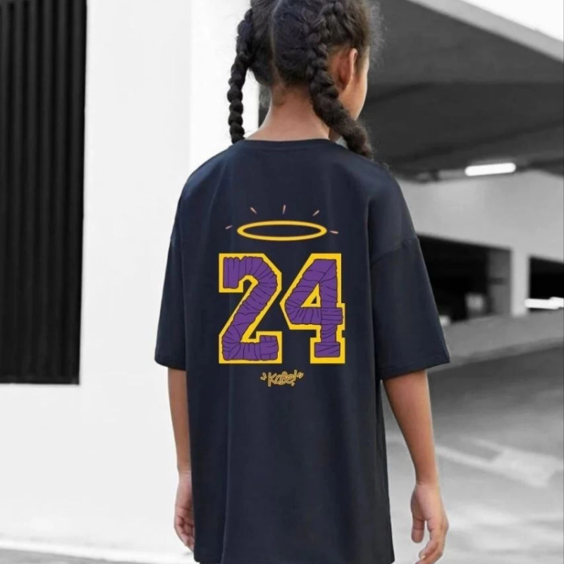 Baskılı T-Shirt - Siyah -