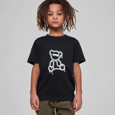 Baskılı T-Shirt - Siyah -