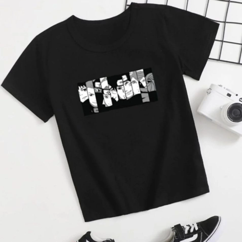 Baskılı T-Shirt - Siyah -