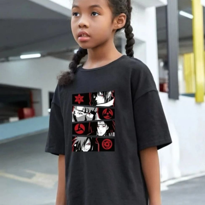 Baskılı T-Shirt - Siyah -