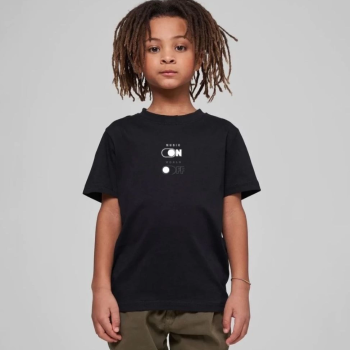 Baskılı T-Shirt - Siyah -