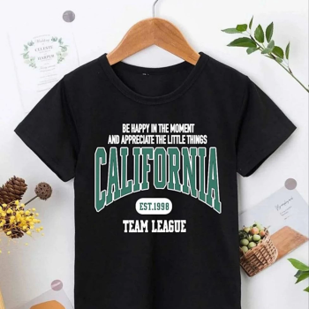 Baskılı T-Shirt - Siyah -