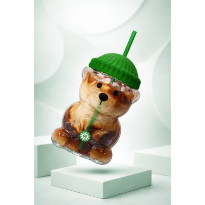 Bearista Plastik Soğuk İçecek Bardağı 