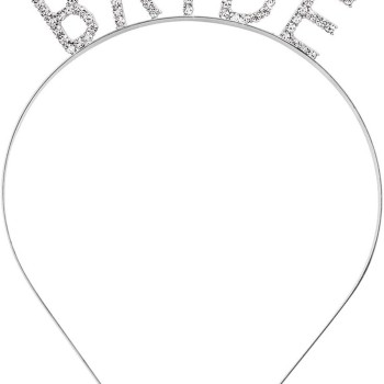 Bekarlığa Veda Bride Tacı Gümüş Renk