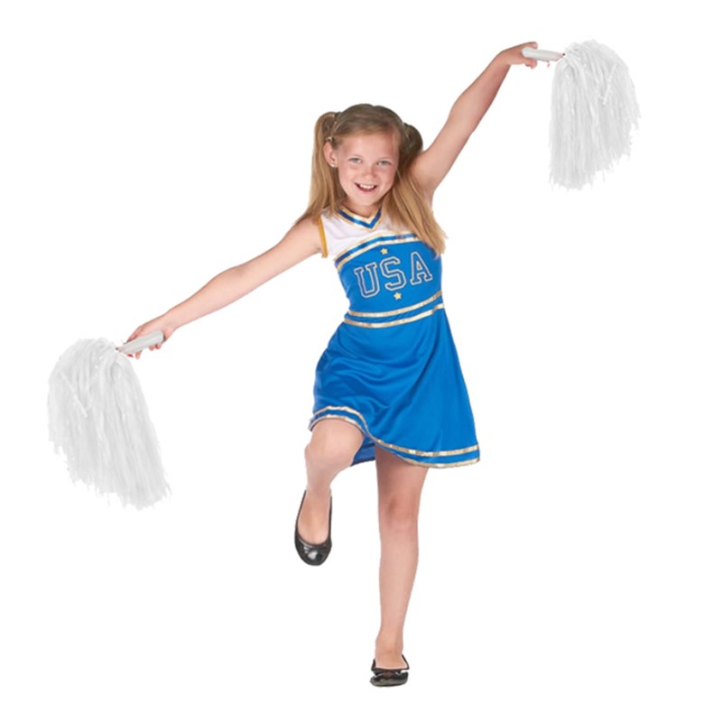 Beyaz Renk Gösteri Ponponu Çift