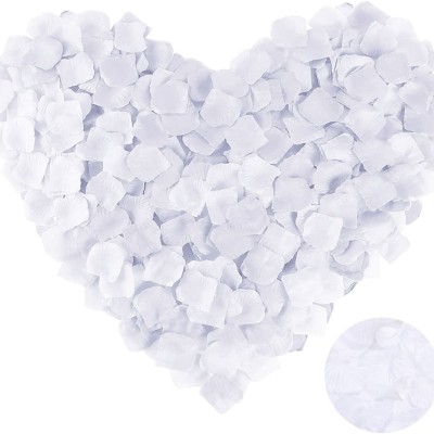 Beyaz Renk Gül Yaprağı - 10 Paket 1000 Adet