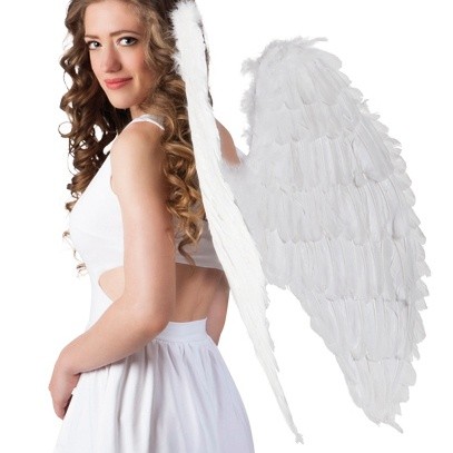 Beyaz Renkli Büyük Boy Melek Kanadı 