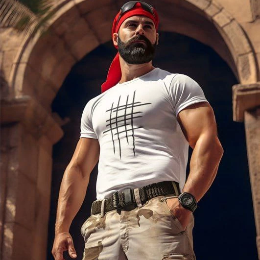 Bisiklet Yaka Baskılı Oversize T-Shirt - Beyaz -