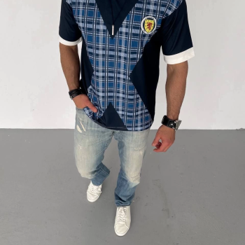 Bisiklet Yaka Baskılı Oversize T-Shirt - Siyah -