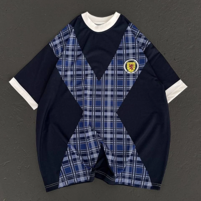 Bisiklet Yaka Baskılı Oversize T-Shirt - Siyah -