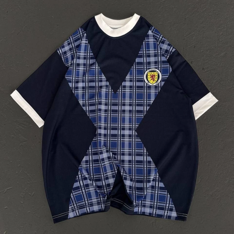 Bisiklet Yaka Baskılı Oversize T-Shirt - Siyah -