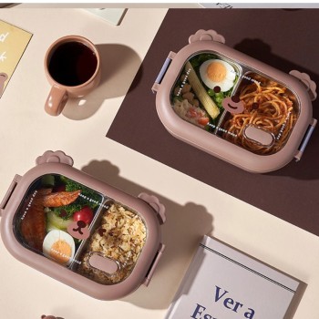 Bölmeli Paslanmaz Çelik Yemek Kutusu