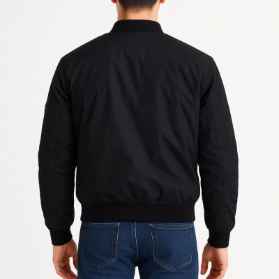 Bomber Mont Ceket - Siyah -