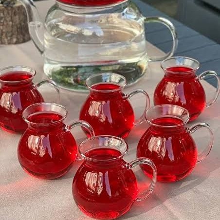 Borosilikat Cam Bardak 6 Adet