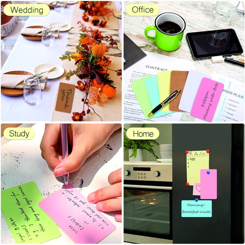 Boş Kelime Kartları 5x8 cm - 50 Adet Oval Kenarlı  >  Tabu & Not Kartları - Kraft