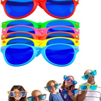 Büyük Parti Gözlüğü Rengarenk 12 Adet