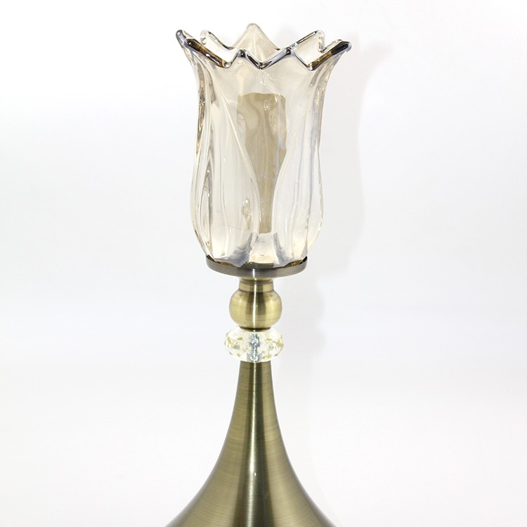 Cam Şamdan Tekli Model 2