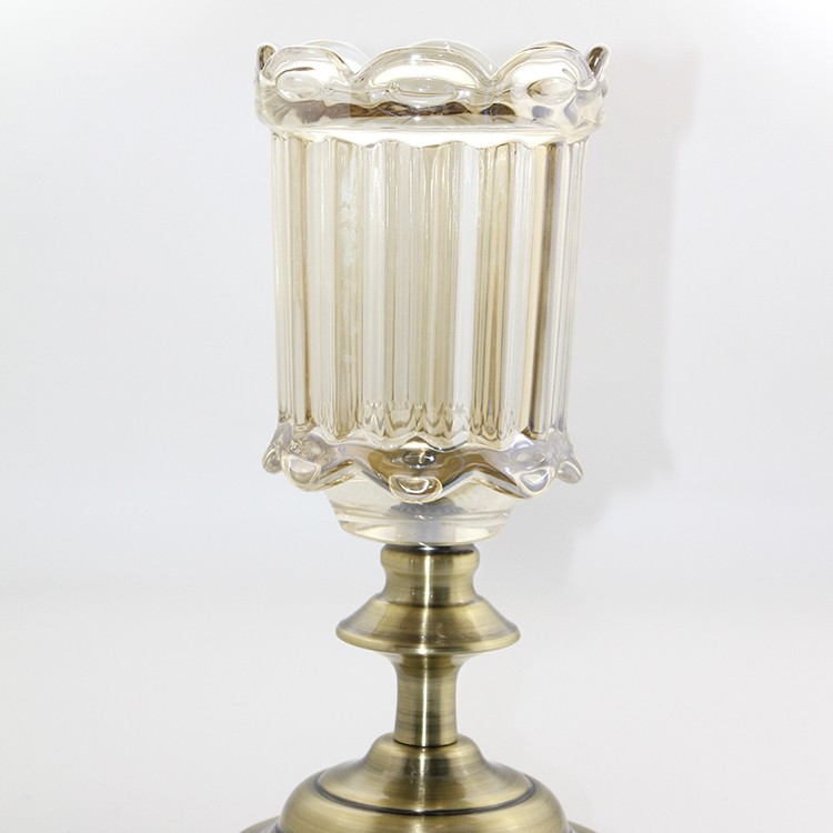 Cam Şamdan Tekli Model 5