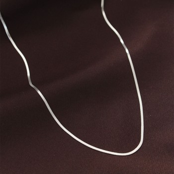 Çelik Gümüş Renk 60 cm İnce İtalyan Zincir Kolye