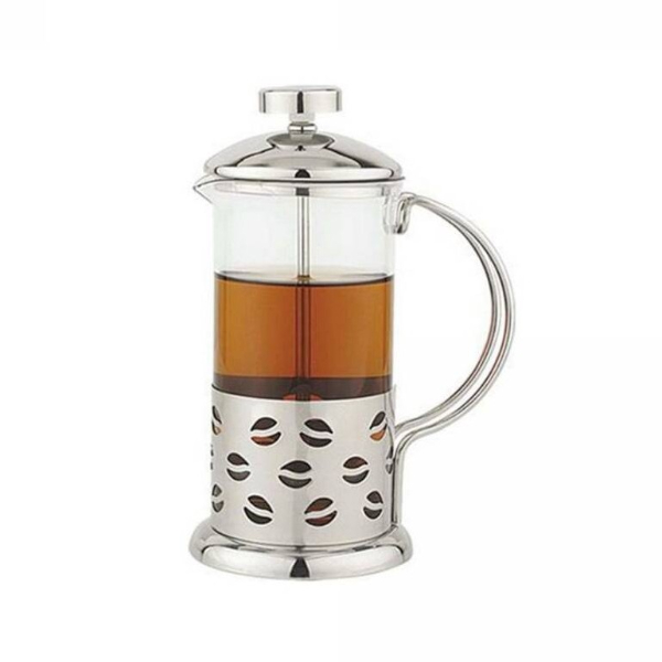 Çelik Kulplu Cam French Press - 350 ml 