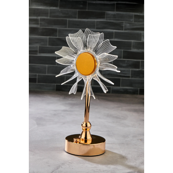 Çiçek Tasarımlı LED Masa Lambası 