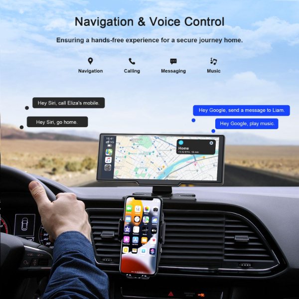 Çift Lens Kameralı Apple Ve Android CarPlay 