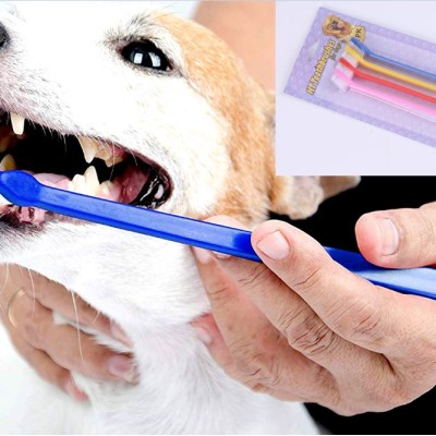 ÇIFT TARAFLI HAYVAN DIŞ FİRÇASI 4 LÜ SET