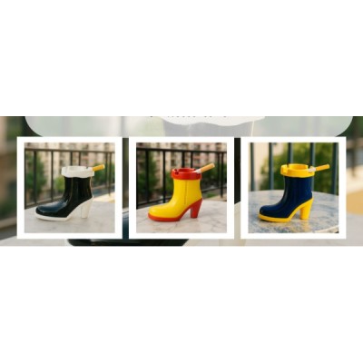 Çizme Tasarımlı Kokusuz Küllük 