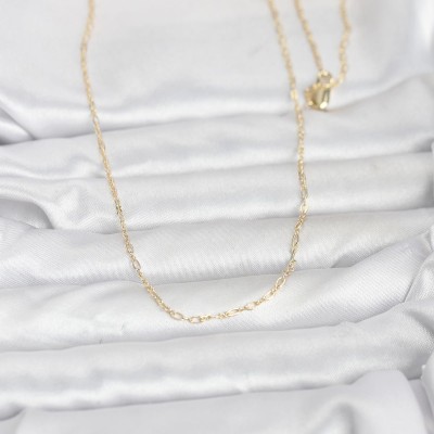 CM 14K Gold Renk 60 cm Zincirli Kadın Kolye