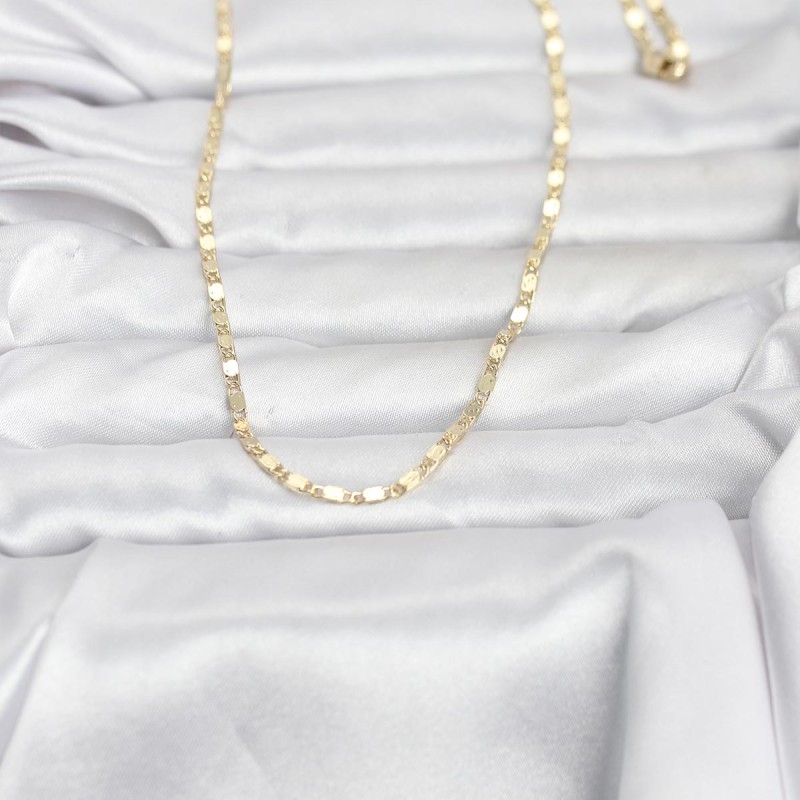 CM 14K Gold Renk Ezme Zincir 60 cm Kadın Kolye