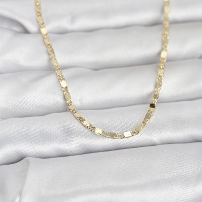 CM 14K Gold Renk Ezme Zincir 60 cm Kadın Kolye