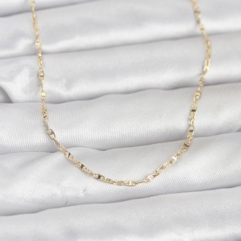 CM 14K Gold Renk Gemici Zincir Model 60 cm Kadın Kolye