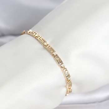 CM 14K Gold Renk Geometrik Model Kadın Bileklik
