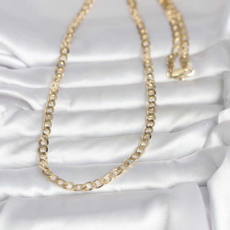 CM 14K Gold Renk Kalın Zincir Model 60 cm Kadın Kolye