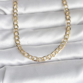 CM 14K Gold Renk Kalın Zincir Model 60 cm Kadın Kolye