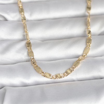 CM 14K Gold Renk Lazer Model 45 cm Kadın Kolye