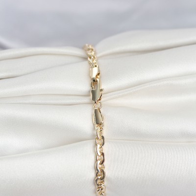 CM 14K Gold Renk Zincir Model Kadın Bileklik