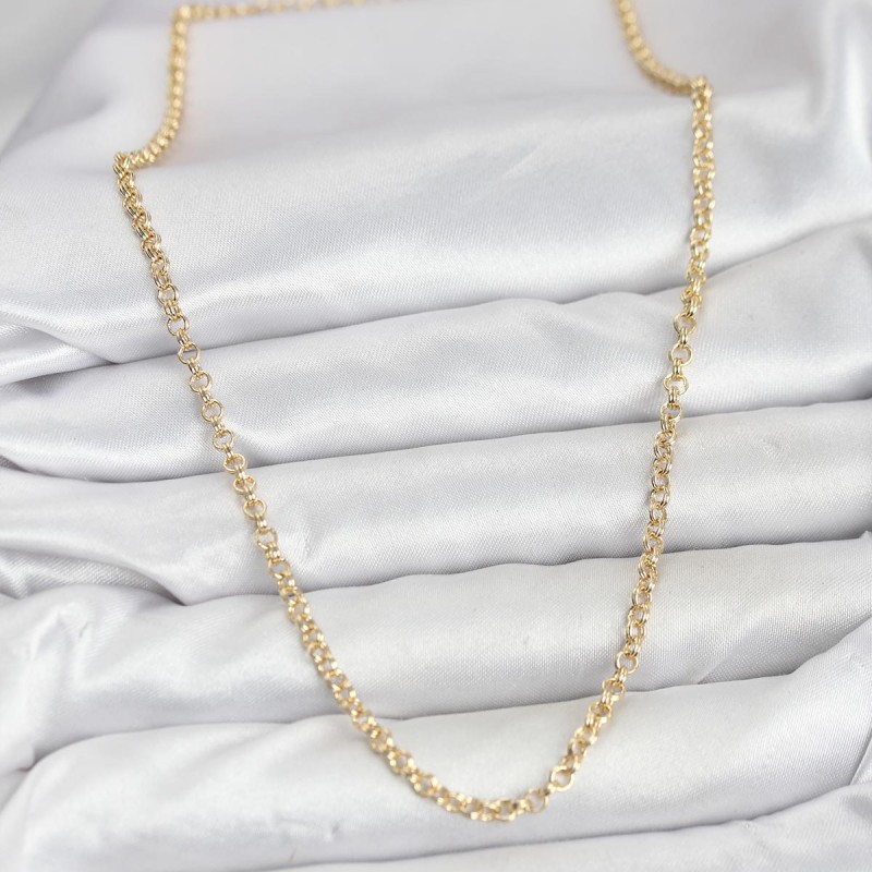 CM Gold Renk Pirinç Halkalı Model Kadın Kolye