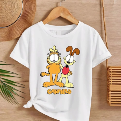 Çocuk   Baskılı T-Shirt - Beyaz