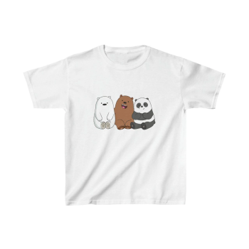 Çocuk   Baskılı T-Shirt - Beyaz