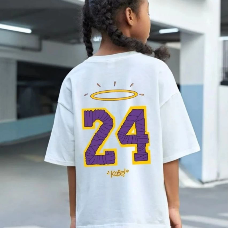 Çocuk   Baskılı T-Shirt - Beyaz