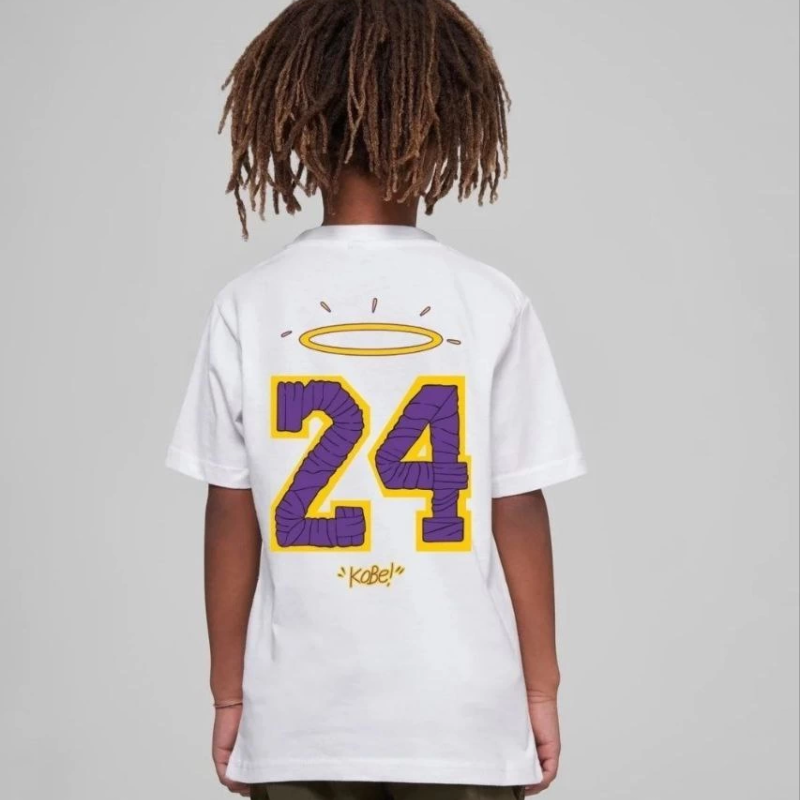 Çocuk   Baskılı T-Shirt - Beyaz