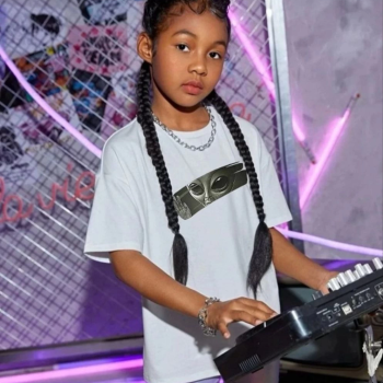 Çocuk   Baskılı T-Shirt - Beyaz