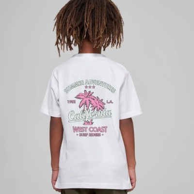 Çocuk   Baskılı T-Shirt - Beyaz