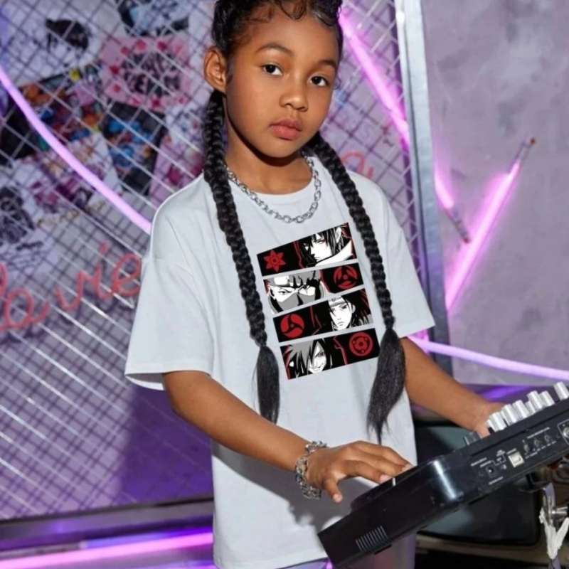 Çocuk   Baskılı T-Shirt - Beyaz