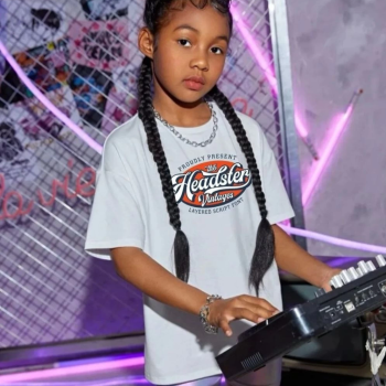 Çocuk   Baskılı T-Shirt - Beyaz