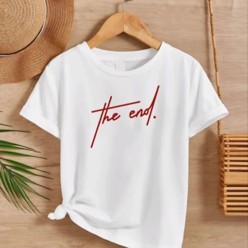 Çocuk   Baskılı T-Shirt - Beyaz