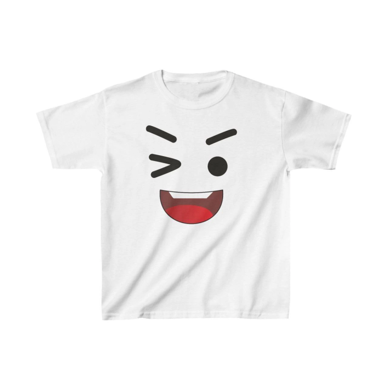 Çocuk Baskılı T-Shirt - Beyaz