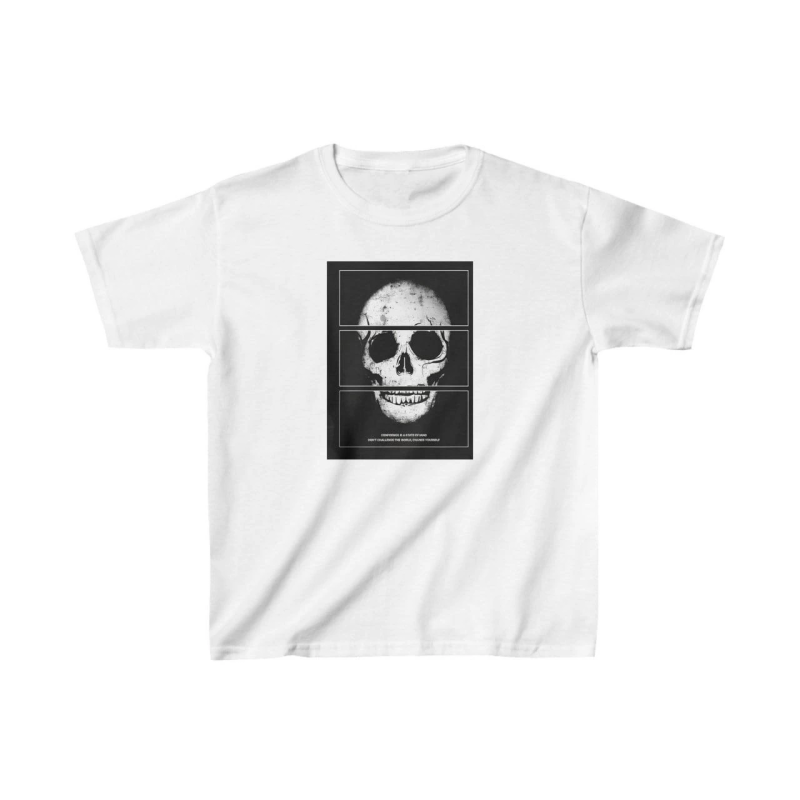 Çocuk Baskılı T-Shirt - Beyaz