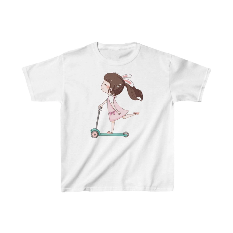 Çocuk Baskılı T-Shirt - Beyaz